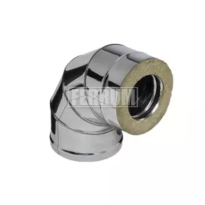 Сэндвич-колено 90 (430/0,8мм + нерж.) D 200х280 Ferrum